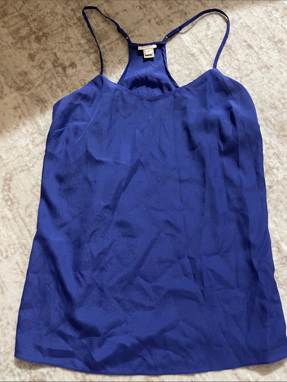 J. Crew Royal Blue Racerback Camisole